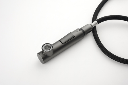 Смеситель для кухни Paulmark NEO Ne214419-GM на мойку серый